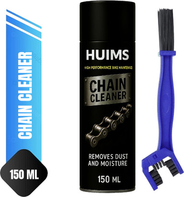 Huims Premium Quality Chain Cleaner Spray H_P1 With Cleaning Brush chain cleaner 150X1-01 Chain Oil(150 ml, Pack of 2)