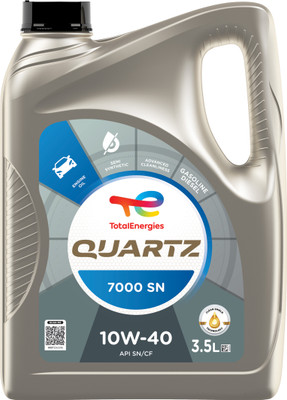 Total Energies Quartz 7000 10W-40 Synthetic Blend Engine Oil(3.5 L)
