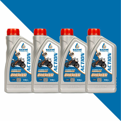 ESSON ACTION 1 LTR P4 ACTION 20W40 SM 4-STROKE ENGINE OIL 1 LTR P4 Conventional Engine Oil(4000 ml)