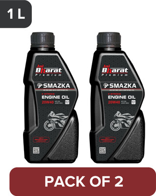 Bikers' Choice 20w40 pack of 2 : 4T Engine Oil For All Types Of Morden Bikes and Gearless Scooters High Performance Engine Oil(1 L, Pack of 2)