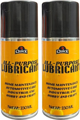 Quick All-Purpose Lubricant Oil for Home, Automotive, Industrial & Mechanical Use | Lubricant Oil for Bikes and Cycles | Chain Oil(300 ml, Pack of 2)