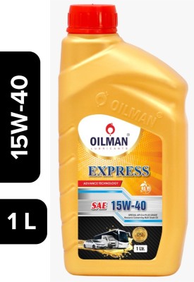 OILMAN 15W-40 API SN Engine Oil for Diesel Cars CI4 Plus Oilman for all diesel vehicles Synthetic Blend Engine Oil(1000 ml, Pack of 1)