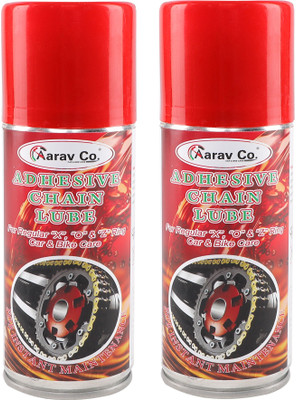 AARAV CO. Adhesive Chain Lube 150ml pack of 2 Chain Oil(300 ml)