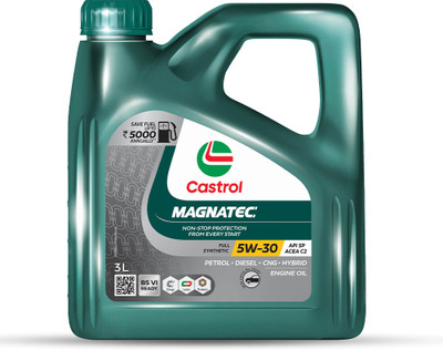 Castrol MAGNATEC 5W-30 API SP ACEA C2 Full-Synthetic Engine Oil(3 L, Pack of 1)