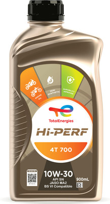 Total Energies HI-PERF 700 10W-30 Synthetic Blend Engine Oil(0.9 L)