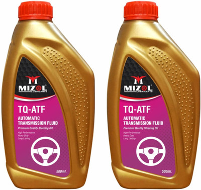 Mizol New High Quality 500ml Combo Of 2 TQ-AFT Automatic Heavy-Duty Steering Transmission Oil(500 ml, Pack of 2)