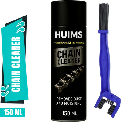 Huims Premium Quality Chain Cleaner Spray S_A1 With Cleaning Brush chain cleaner 150X1-01 Chain Oil(150 ml, Pack of 2)