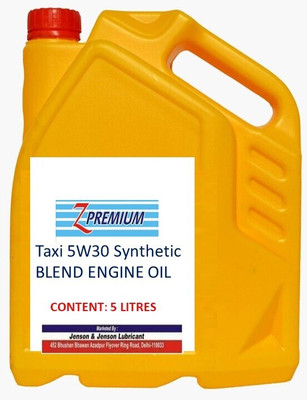 Z Premium oil5ltr52 taxi 5w30 synthetic blend engine oil Full-Synthetic Engine Oil(5 L, Pack of 1)