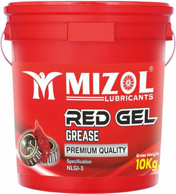 Mizol New Premium_Quality High Performance 10 kg Long Life Red Gel Grease(10 kg, Pack of 1)