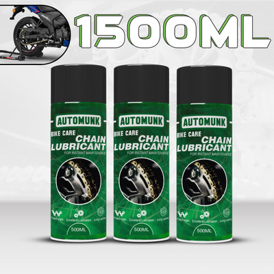 automunk K2 Chain Lubrication Lube Spray I PACK OF 3 Chain Lubricant Chain Oil(150 ml)