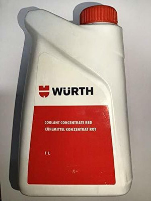 Wurth W-Coolant Concentrate / Coolant Water (Red, 1L) Coolant Red(1 L)