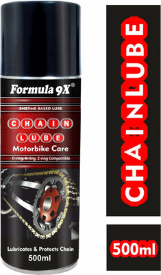 Formula 9x Lube | Premium Quality Chain Lube Spray Chain Oil(500 ml, Pack of 1)