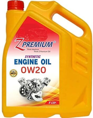 Z Premium Fully Synthetic 0W20 Engine Oil, 5 Litres Superior Performance for High-Performance Engine High Performance Engine Oil(5 L, Pack of 1)