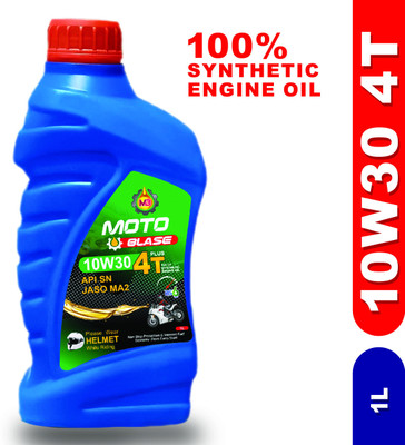 MOTO BLASE 10W30 4T Plus Heavy Duty Full-Synthetic Engine Oil(1 L, Pack of 1)
