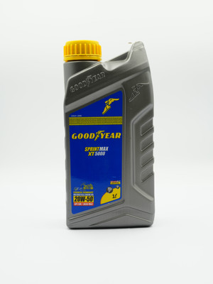 Goodyear 1.0 Ltrs 20W50 Sprintmax XT5000 4T Synthetic Engine Oil For Bikes & Scooter/Scooty Synthetic Blend Engine Oil(1 kg, Pack of 1)