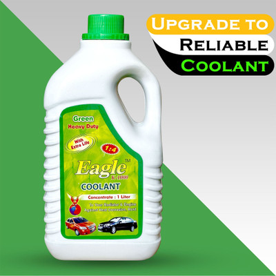 EAGLE k-1000 1:4 RADIATOR COOLANT Water for all type of vehicle with HydroCool Pro Technology Coolant Green(1 L, Pack of 1)