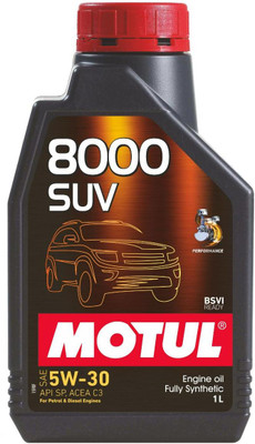 MOTUL 8000 SUV 5W30 API SP Full-Synthetic Engine Oil(1 L, Pack of 1)