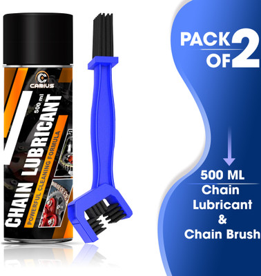 CABIUS CS95 Combo Chain Lubricant Spray With Chain Brush Chain Oil Chain Oil(500 ml, Pack of 2)