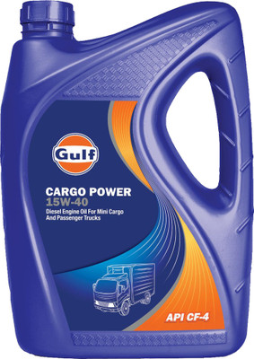 Gulf CARGO POWER 15W-40 Light and Medium Duty Commercial and Passenger Vehicle Multi-Grade Engine Oil(3 L, Pack of 1)