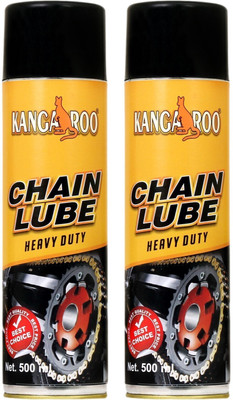 KANGAROO cl222 chain lube for bike 500 ML Each ( Prefect Lubricant Spray ) Chain Oil(1 L, Pack of 2)