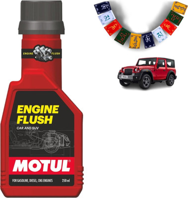 MOTUL MTCD-009 Engine Flush for Car & SUV With Car Screen Wash Engine Flush & Car Flag Oil Flush and Treatment(250 ml, Pack of 2)