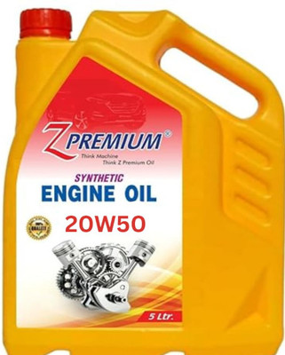 Z Premium ZPremium Fully Synthetic 20W50 Engine Oil 5 Litres – Superior Performance for High-Performance Engines Full-Synthetic Engine Oil(5 L, Pack of 1)