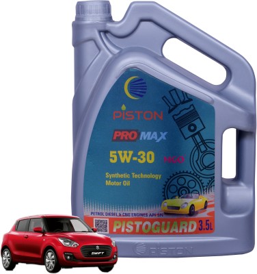 piston 5W-30 MGO API SN For Maruti Suzuki Swift PIST0001 Synthetic Blend Engine Oil(3.5 L, Pack of 1)