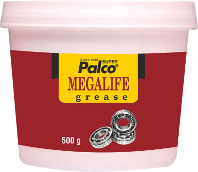 PL SUPER PALCO Megalife Grease, Nlgi3, Premium Quality Lihtium Soap Based All Purpose Grease to Enhance Upto 45000 kms long Lasting Lubricant for Cars/Buses/Trucks, 2/3 Wheeler Transmission Oil(500 g, Pack of 1)