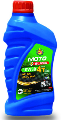 Moto 10w30 4t Plus Extra Power Full-Synthetic Engine Oil(3 L, Pack of 1)