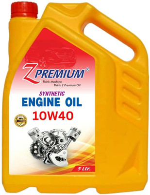 Z Premium SAE 10W40 ENGINE OIL_PACK OF 1 Full-Synthetic Engine Oil(5 L)