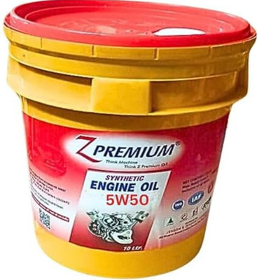 Z Premium ZPremium Fully Synthetic 5W50 Engine Oil 10 Litres – Superior Performance for High-Performance Engines High Performance Engine Oil(10 L, Pack of 1)