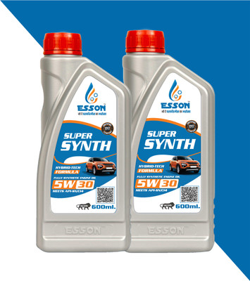 ESSON SUPERSYNTH 5W30 600 ML P2 SUPERSYNTH 5W30 FULLY SYNTHETIC OIL 600ML P2 Full-Synthetic Engine Oil(1200 ml)