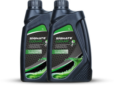 Signate SCG New Coolant Water for Cars, Best Engine Coolant Liquid for Summer Coolant(1 L, Pack of 2)