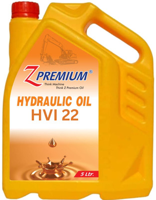 Z Premium ZPremium Hydraulic Oil HVI 22 High-Performance Hydraulic Oil Superior Anti-Wear Lubricant for Industrial Machinery and Compressors 5 Ltr High Performance Engine Oil(5 L, Pack of 1)