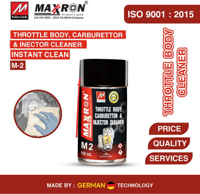 maxxron M2 Maxxron Throttle Body, Choke and Carburettor & Injector Cleaner Chain Oil(160 ml, Pack of 1)