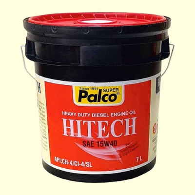 PL SUPER PALCO HITECH-15W40-API:CH4/CI4/SL Engine Oil Gives Maximum Power & Superior Protection for Diesel Engine of SUVs, MUVs and Crossovers Heavy Duty Engine Oil(7 L, Pack of 1)