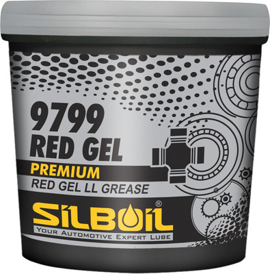 SILBOIL PREMIUM RED GEL | NLGI-2.5 Certified Superior Performance | Heavy-Duty Lithium Based Grease(500 g, Pack of 1)