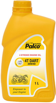 PL SUPER PALCO 4T DART 20W40 - JASO: MA/API:SG premium quality Multigrade Engine Oil for all new generation 4 stroke , two wheelers. High Performance Engine Oil(1 L, Pack of 1)