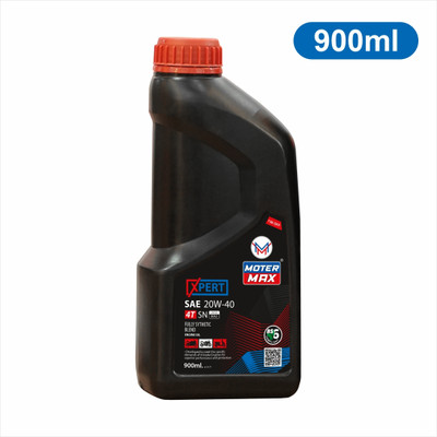 MOTER MAX Premium Quality 900ml Xpert 4T SAE 20W40 SN JASO MA-2 Synthetic Blend Engine Oil(900 ml, Pack of 1)