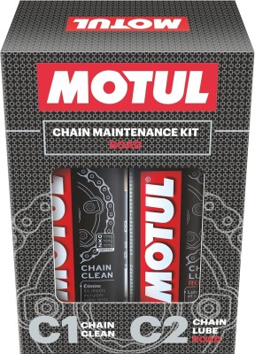 MOTUL Chain Cleaner C1 (150ML) & Chain Lube C2 (150ML) Combo for Bike Chain Oil(300 ml, Pack of 2)