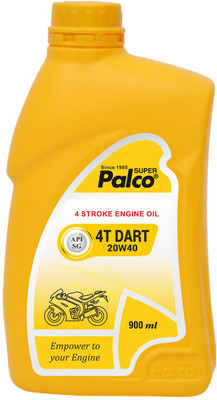 PL SUPER PALCO 4T DART 20W40 - JASO: MA/API:SG premium quality Multigrade Engine Oil for all new generation 4 stroke , two wheelers. High Performance Engine Oil(900 ml, Pack of 1)