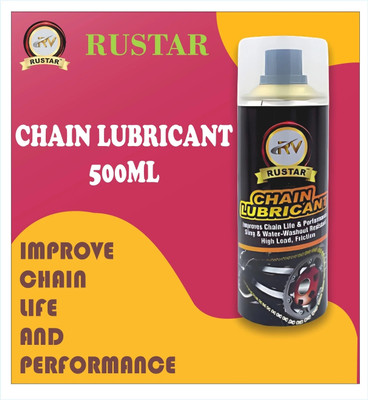 RUSTAR Best Quality Chain lubricant 500ml (Pack of 1) For All Type of Chains Of Bike and Bicycle Chain Oil(500 ml, Pack of 1)