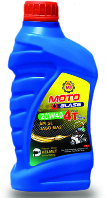 MOTO BLASE 20W40 Turbo 4t plus Full-Synthetic Engine Oil(0.9 L, Pack of 1)