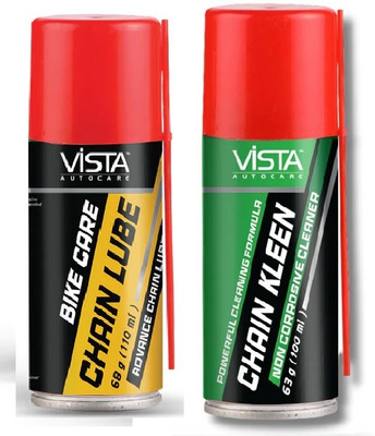 VISTA chain kleen 1 vista chain lube & kleen Chain Oil(210 ml, Pack of 2)