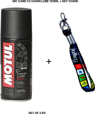 MOTUL MTCD-016 C2-Key Chain SB C2 Chain Lube + Key Chain Small Black Chain Oil(150 ml, Pack of 1)