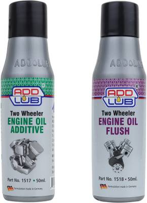 Add lub Premium Quality Bike Engine Oil Additive and Engine Flush 50ML Each Oil Flush and Treatment