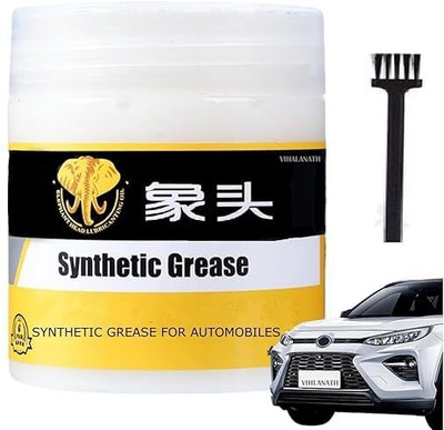 SPIRITUAL HOUSE Synthetic Grease (100g) Automotive Synthetic Grease Lubricant with Brush Automotive Synthetic with Brush SYNTHETIC GREASE FOR CAR Grease (50 g) Full-Synthetic Engine Oil(50 ml, Pack of 1)
