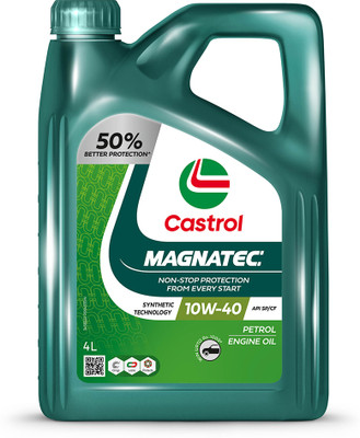 Castrol Magnatec 10W-40 API SN Part Synthetic Full-Synthetic Engine Oil(4000 ml, Pack of 1)