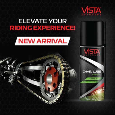 VISTA 01 Vista Chain Lube Green & Chain Kleen & RustKleen mf Chain Oil(375 ml, Pack of 3)