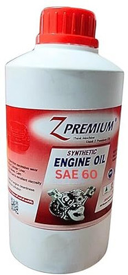 Z Premium ZPremium Fully Synthetic SAE 60 Engine Oil, 1 Litres Superior Performance for High-Performance Engines Full-Synthetic Engine Oil(1 L, Pack of 1)